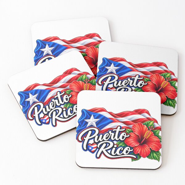 Item preview, Puerto Rico Flag & Hibiscus Sticker – Boricua Pride designed and sold by Gladys Art Studio.