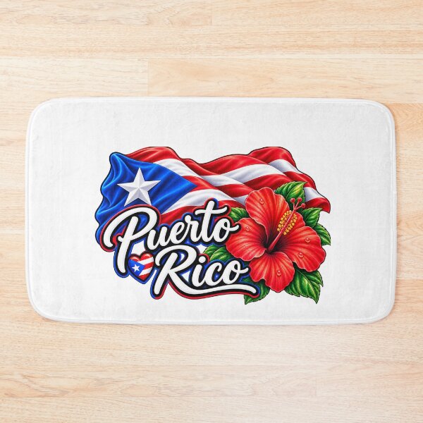 Item preview, Puerto Rico Flag & Hibiscus Sticker – Boricua Pride designed and sold by Gladys Art Studio.