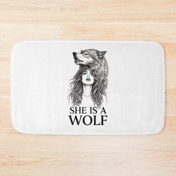 Item preview, She Is A Wolf | Wolf Woman | Female Empowerment T-Shirt Design designed and sold by Aliplus+.