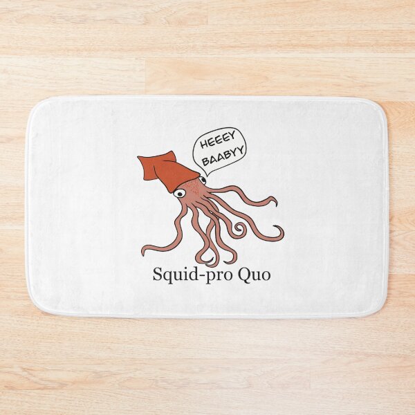 Item preview, Squid Pro Quo Funny Squid Pun Digital Art designed and sold by The Soapiest Goat.