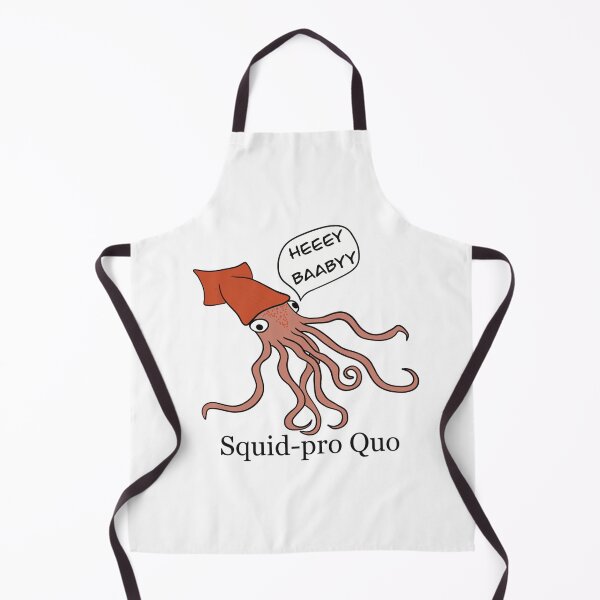Item preview, Squid Pro Quo Funny Squid Pun Digital Art designed and sold by The Soapiest Goat.