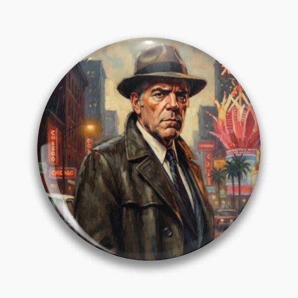 Item preview, Crime Story Noir Drama Fine Art Tribute designed and sold by Art's Diner.