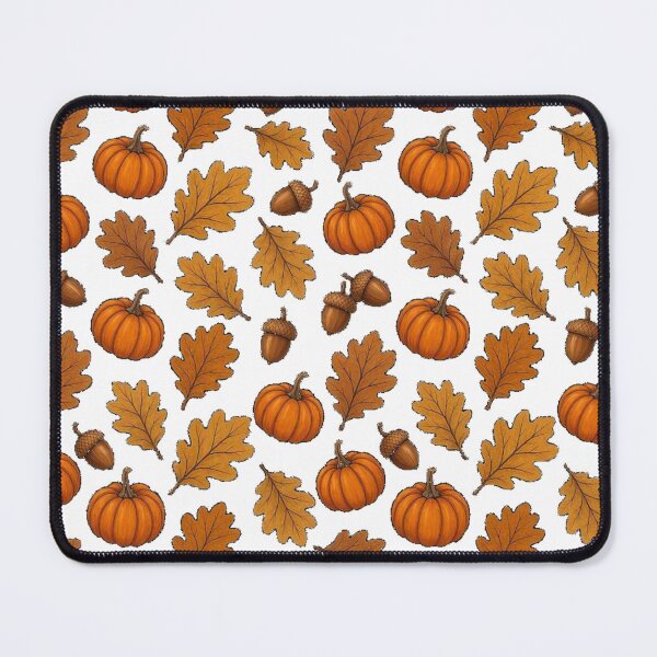 Item preview, Cozy Autumn Pumpkin Oak Leaves & Acorns Pattern designed and sold by Dabis26.