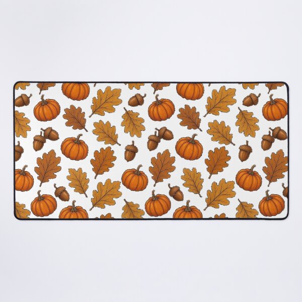Item preview, Cozy Autumn Pumpkin Oak Leaves & Acorns Pattern designed and sold by Dabis26.