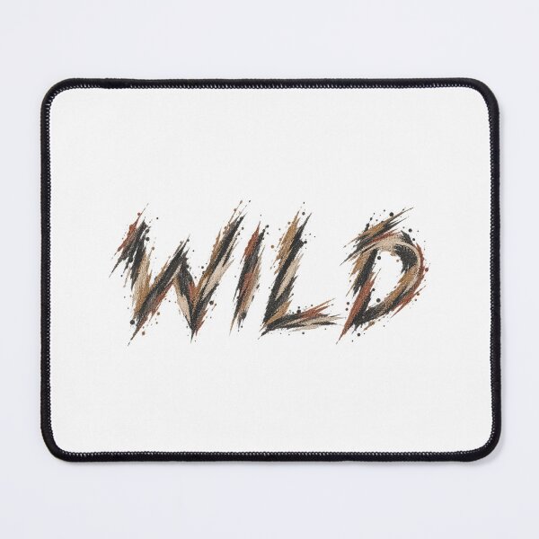 Item preview, WILD – Distressed Brushstroke Typography designed and sold by Telkin Fishing Originals.