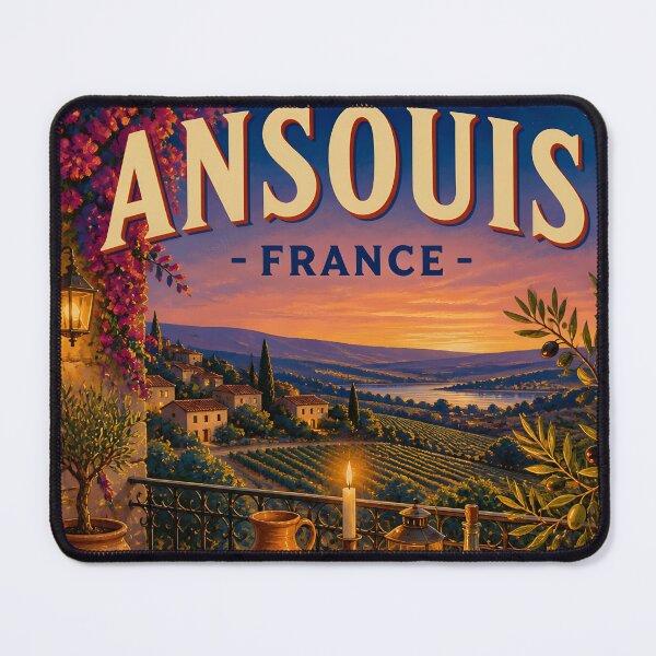 Item preview, Ansouis France - Scenic Travel Destinations designed and sold by LSVart.