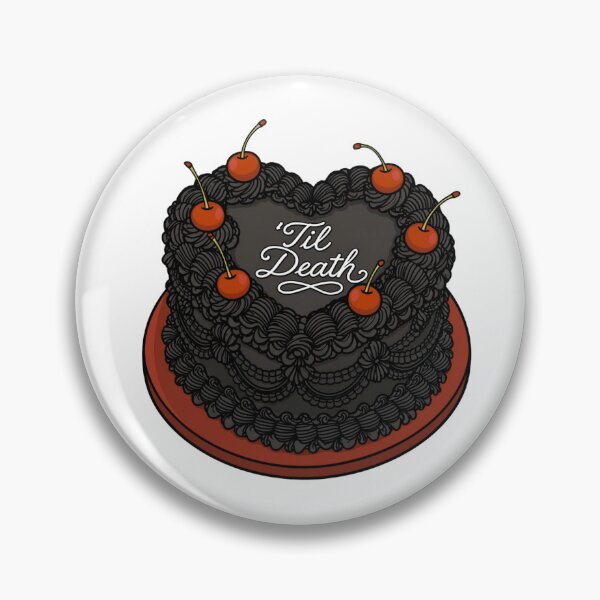 Item preview, 'Til Death Vintage Cake  designed and sold by popdaydreams.