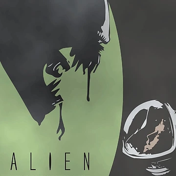 Artwork thumbnail, Alien by Reecewj