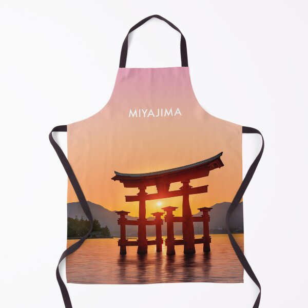 Item preview, Miyajima, Japan Modern Travel Poster designed and sold by travelwitheric.