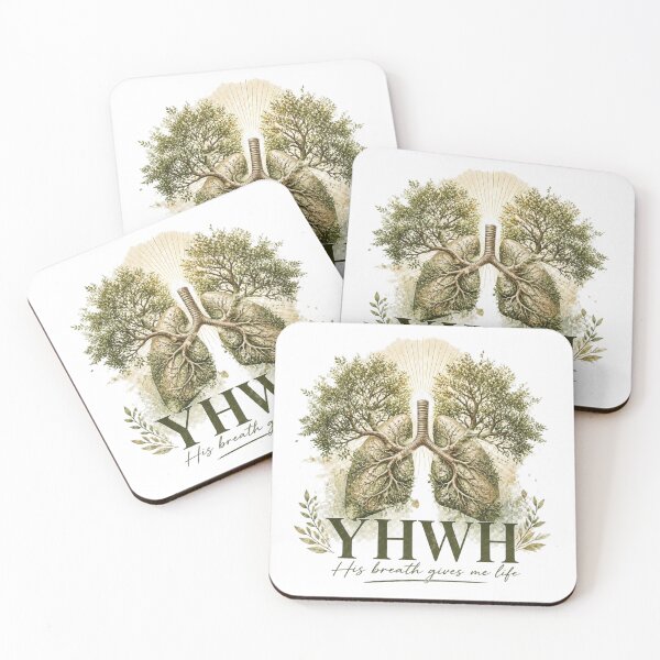 Item preview, Yahweh Gives Life Christian Faith Lungs Botanical Design designed and sold by Illustrated Faith.