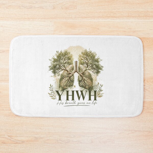 Item preview, Yahweh Gives Life Christian Faith Lungs Botanical Design designed and sold by Illustrated Faith.