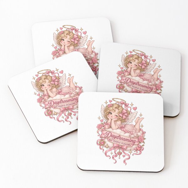 Item preview, Daydreaming Not People Pleasing – Coquette Angel designed and sold by AnteesocialTees.