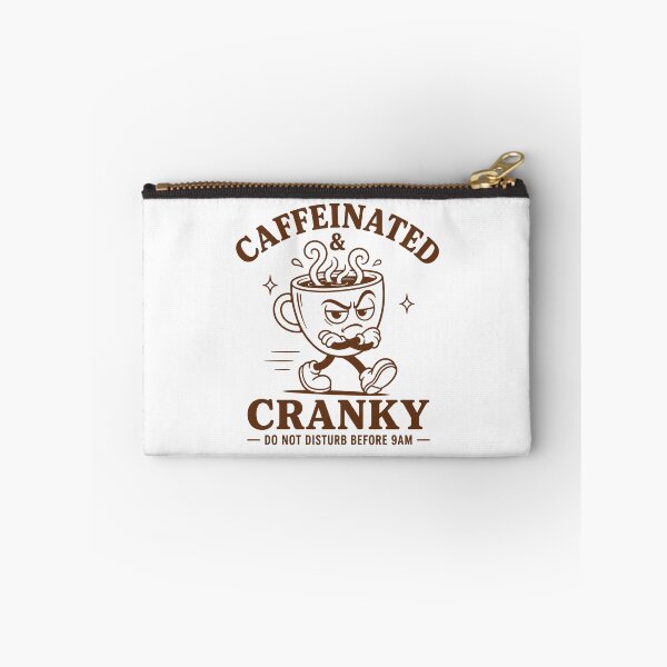 Item preview, Caffeinated And Cranky Do Not Disturb Retro Cup designed and sold by ElcastDesigns.