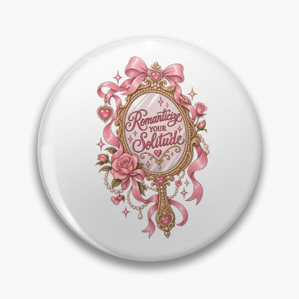 Item preview, Romanticize Your Solitude – Coquette Vintage Mirror designed and sold by AnteesocialTees.