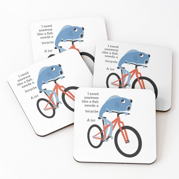 Item preview,  Need Answers Like A Fish Needs A Bicycle  designed and sold by The Soapiest Goat.