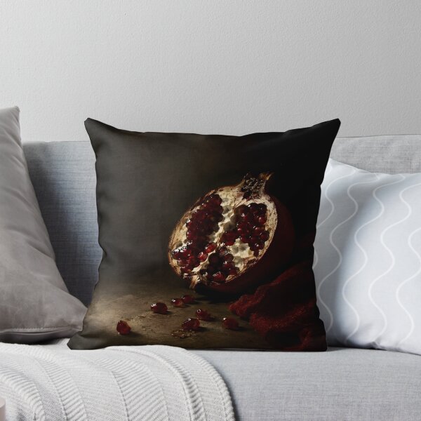 Item preview, Pomegranate Still Life – Moody Dark Red Fruit Kitchen Wall Art designed and sold by GutyzDesignsES.