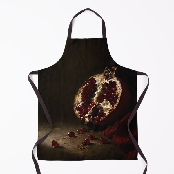 Item preview, Pomegranate Still Life – Moody Dark Red Fruit Kitchen Wall Art designed and sold by GutyzDesignsES.