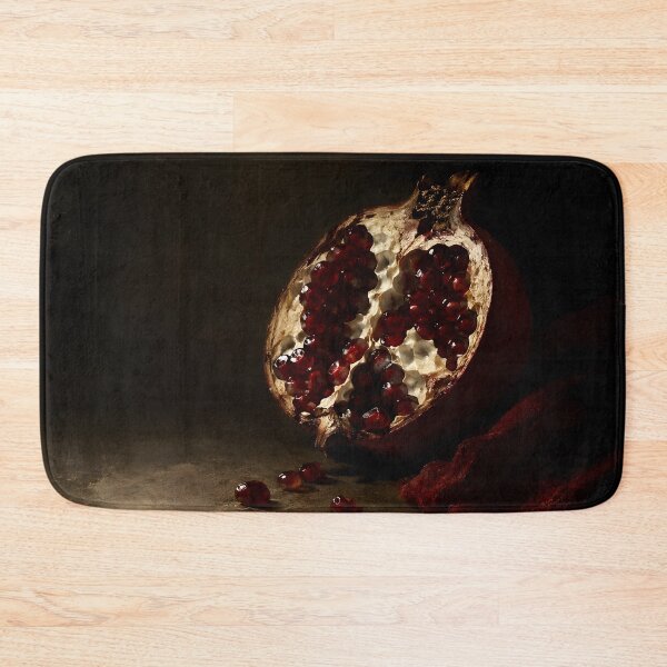 Item preview, Pomegranate Still Life – Moody Dark Red Fruit Kitchen Wall Art designed and sold by GutyzDesignsES.