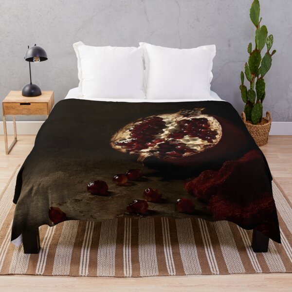 Item preview, Pomegranate Still Life – Moody Dark Red Fruit Kitchen Wall Art designed and sold by GutyzDesignsES.