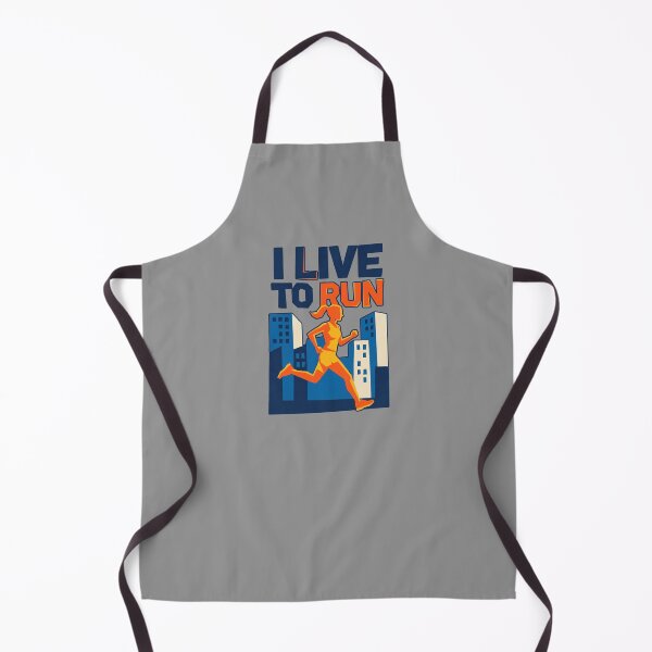 Item preview, I Live To Run Urban Runner City Marathon Typography female designed and sold by KiwiRider.