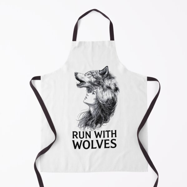 Item preview, Run With Wolves | Wild Spirit | Adventure Wolf Woman T-Shirt` designed and sold by Aliplus+.