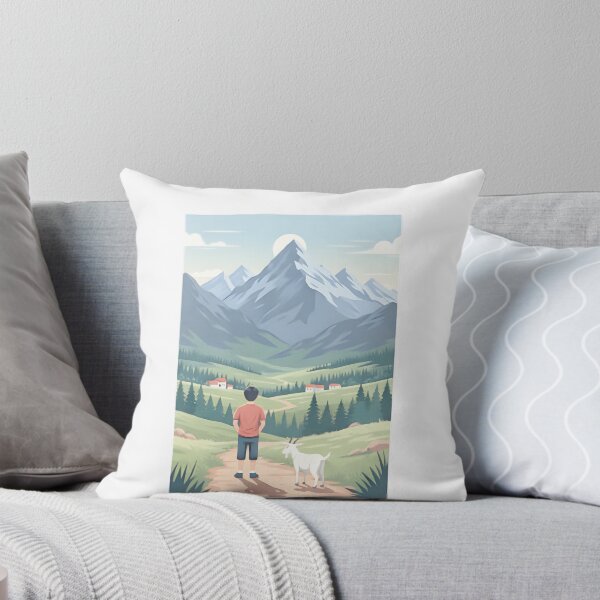 Item preview, Twin Peaks Mountain Scenery – Retro Vintage Forest Landscape Art PERFECT GIFT FOR YOU AND FRIENDS designed and sold by ThatLove.