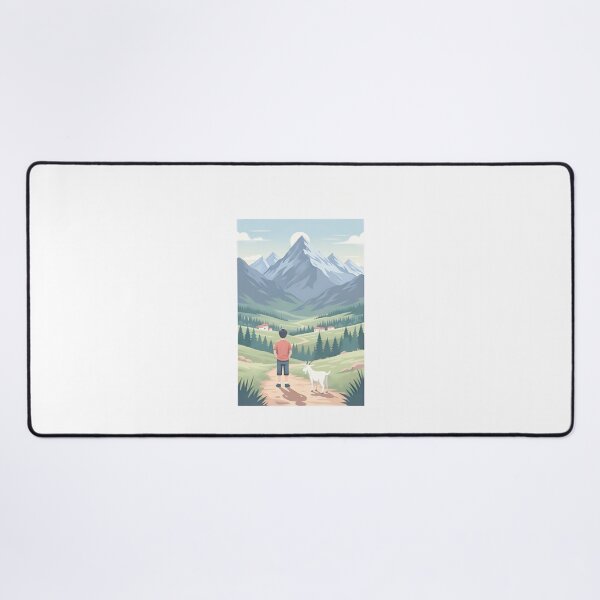Item preview, Twin Peaks Mountain Scenery – Retro Vintage Forest Landscape Art PERFECT GIFT FOR YOU AND FRIENDS designed and sold by ThatLove.