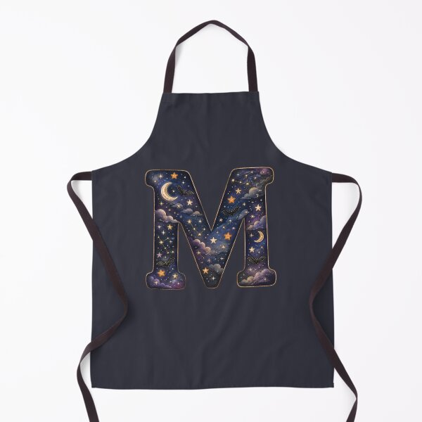 Item preview, Halloween Letter M Monogram – Spooky Monster Alphabet Initial Design designed and sold by VectorJoy.