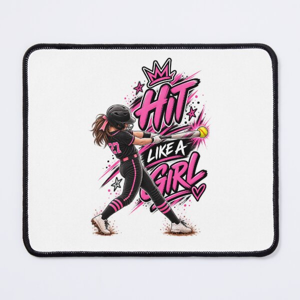Item preview, Hit Like a Girl Pink designed and sold by With-Odin.