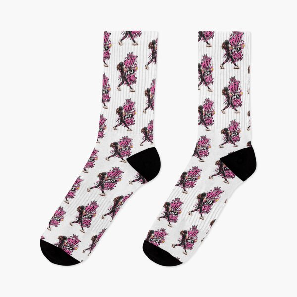 Item preview, Hit Like a Girl Pink designed and sold by With-Odin.