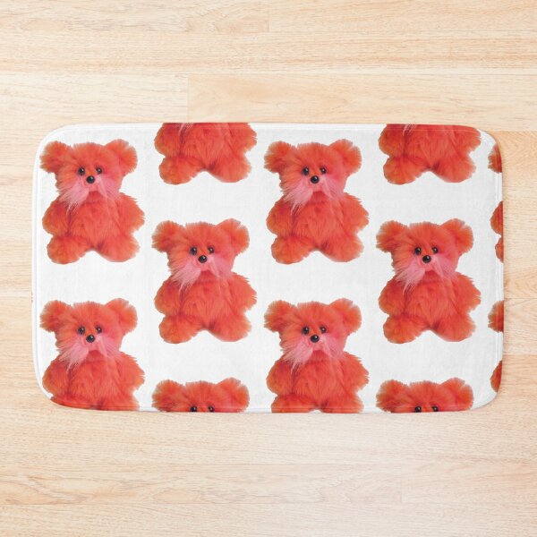 Item preview, Cute Neon Orange Fluffy Bear designed and sold by cutepid.