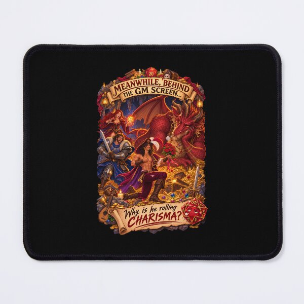 Item preview, Why Is He Rolling Charisma? designed and sold by The Wayward Heroes Guild.
