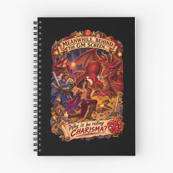 Item preview, Why Is He Rolling Charisma? designed and sold by The Wayward Heroes Guild.