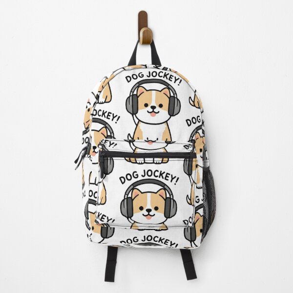 Item preview, Funny Cute Cartoon Music DJ Style Dog with Earphones DOG JOCKEY! designed and sold by Giulivo Store Graphic.