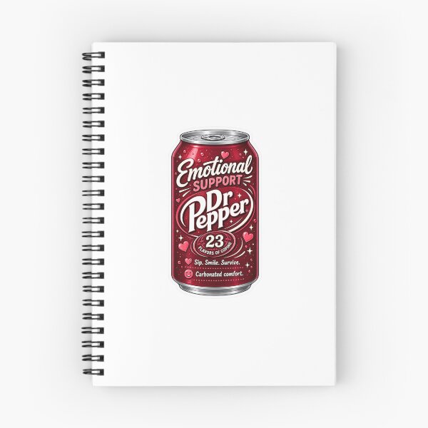 Item preview, Emotional Support Dr. Pepper designed and sold by Little Wunderer & Co..
