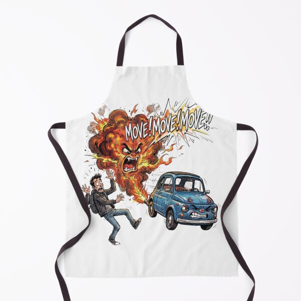 Item preview, Funny Angry Vintage Car Exhaust Flame Explosion - Move Move Move designed and sold by jhgjykuo.