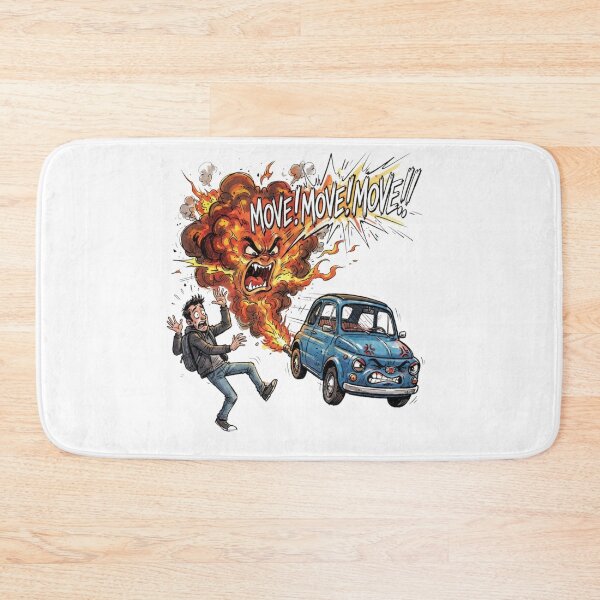 Item preview, Funny Angry Vintage Car Exhaust Flame Explosion - Move Move Move designed and sold by jhgjykuo.