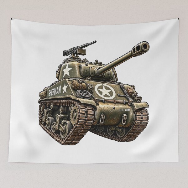 Item preview, M4 Sherman Tank – WWII American Army designed and sold by Strongermind.