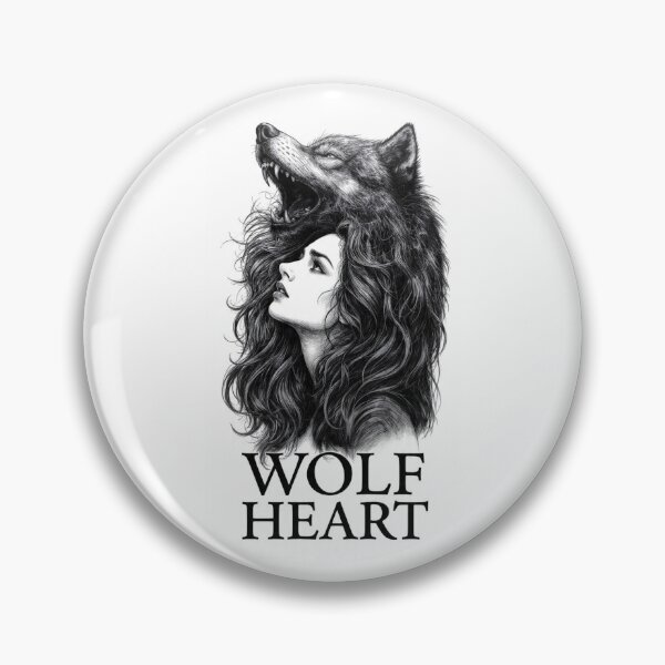 Item preview, Wolf Heart | Wild Spirit | Spiritual Wolf Woman T-Shirt Design` designed and sold by Aliplus+.