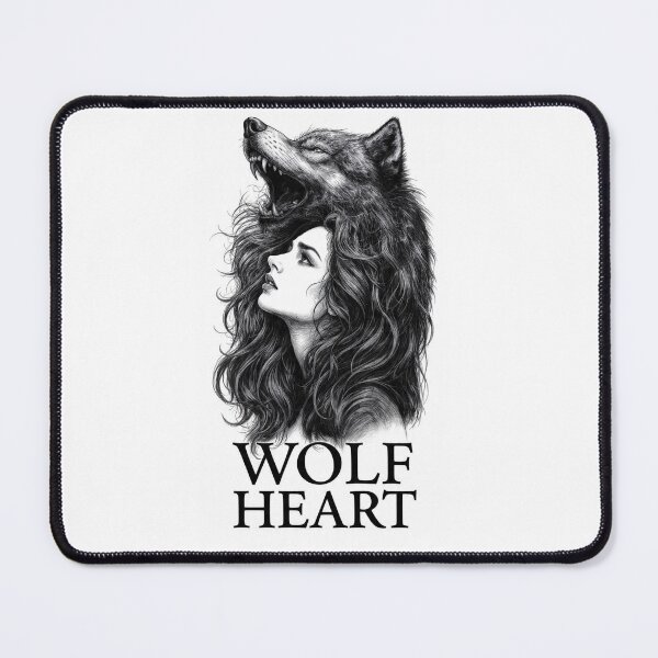 Item preview, Wolf Heart | Wild Spirit | Spiritual Wolf Woman T-Shirt Design` designed and sold by Aliplus+.