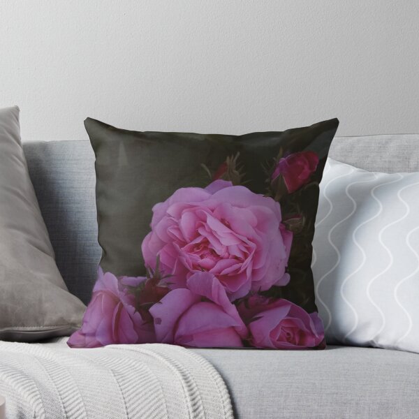 Item preview, Pink Roses in Garden Moody Dark Aesthetic Floral Photography designed and sold by Nature Moments.