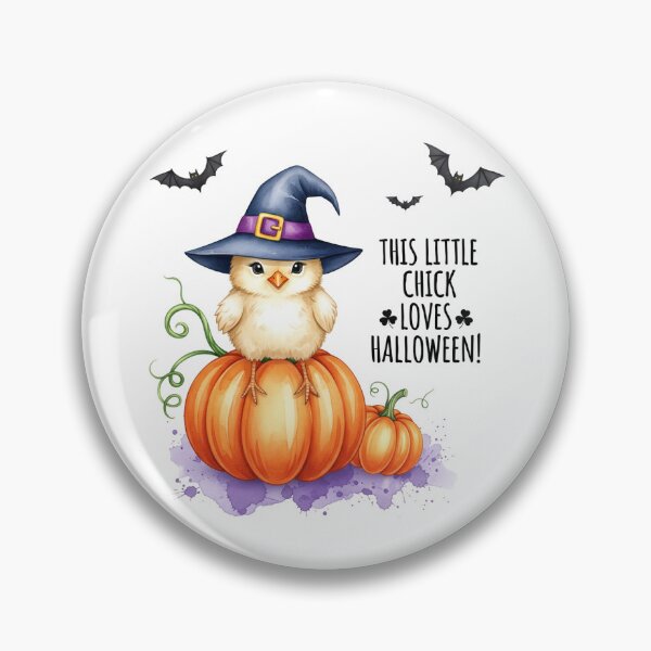 Item preview, This Little Chick Loves Halloween designed and sold by TheAchyArtist.