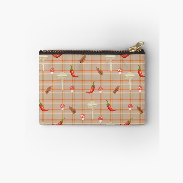 Item preview, Spicy Thanksgiving Chili Pepper Autumn Plaid Pattern designed and sold by FaliushART.
