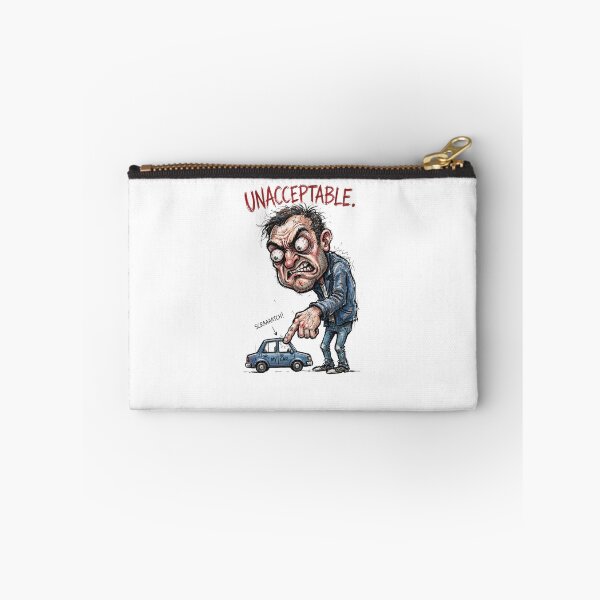 Item preview, Funny Angry Man Pointing Tiny Scratched Car - Unacceptable designed and sold by jhgjykuo.