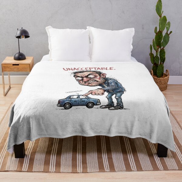 Item preview, Funny Angry Man Pointing Tiny Scratched Car - Unacceptable designed and sold by jhgjykuo.