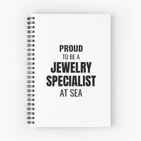 Item preview, Proud to be a Jewelry Specialist at Sea (Black) designed and sold by ShipCrewNation.