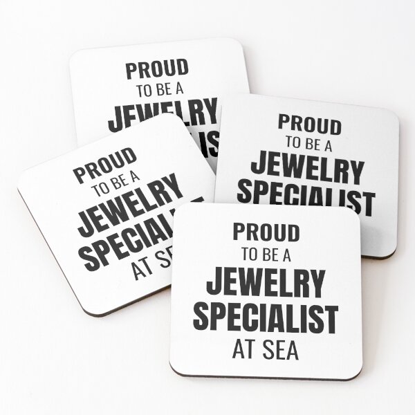 Item preview, Proud to be a Jewelry Specialist at Sea (Black) designed and sold by ShipCrewNation.