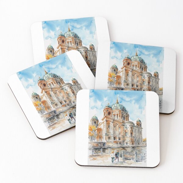Item preview, Berlin Cathedral Bridge, Autumn Scene designed and sold by caracatita75.