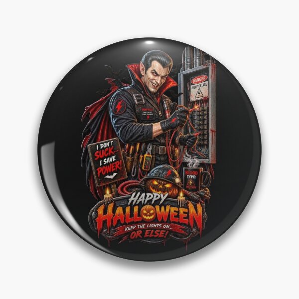 Item preview, Vampire Electrician Halloween Power designed and sold by juliorivera46.