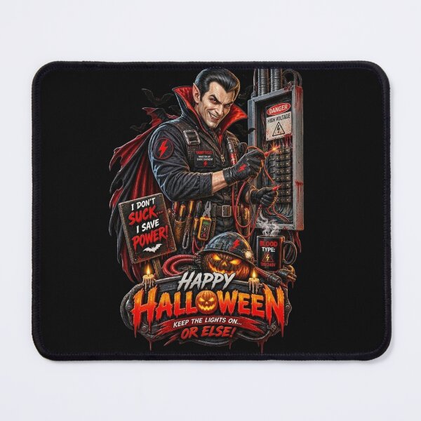 Item preview, Vampire Electrician Halloween Power designed and sold by juliorivera46.